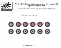 SGf72314 1:72 Поддерживающие катки танков КВ, производства ЧТЗ (attach2 82580)