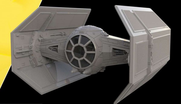 AMA72465   Истребитель Дарта Вейдера TIE Advanced    1/72 (thumb89033)