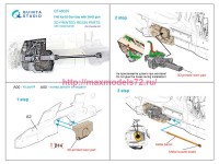 QT48025   Оружейный отсек с пушкой 2А42 для Ка-52 (Звезда) (attach2 82971)