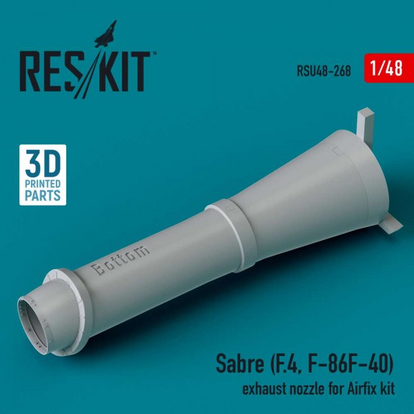 RSU48-0268   Sabre (F.4, F-86F-40) exhaust nozzle for Airfix kit (3D Printed) (1/48) (thumb83789)