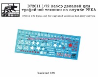 SGD72011 1:72 Набор декалей для трофейной техники на службе РККА (thumb82604)