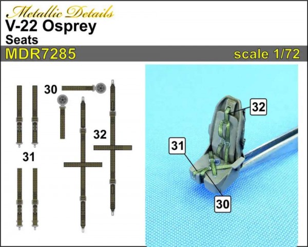 MDR7285   Bell V-22 Osprey. Seats (thumb84433)