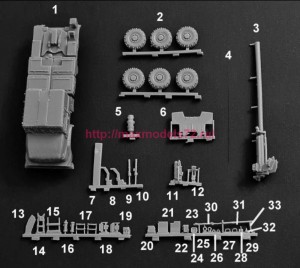 MM-R250   CAESAR 6x6 French 155mm self-propelled howitzer 1/72 (attach3 85369)