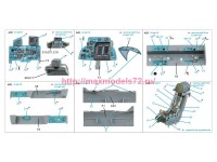 QD48505   3D Декаль интерьера кабины МиГ-31БМ (Hobby Boss) (attach3 85188)