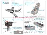 QD48531   3D Декаль интерьера для F-86A Sabre (Clear Prop) (attach3 85283)