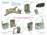 QD72176   3D Декаль интерьера для B-26B Marauder (Hasegawa/Eduard/Hobby2000) (attach3 85043)