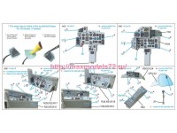 QDS-32227   3D Декаль интерьера кабины МиГ-29УБ (Trumpeter) (малая версия) (attach3 85293)