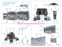 QDS-48448   3D Декаль интерьера кабины F-4G early (Zoukei Mura SWS) (Малая версия) (attach3 85073)