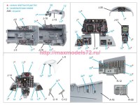 QDS-48449   3D Декаль интерьера кабины F-4G late (Zoukei Mura SWS) (Малая версия) (attach3 85083)