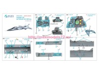 QDS-48504   3D Декаль интерьера кабины МиГ-31Б (Hobby Boss) (малая версия) (attach3 85183)