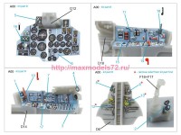 QDS-72168   3D Декаль интерьера кабины Су-17М3 (Modelsvit) (Modelsvit) (малая версия) (attach3 85033)