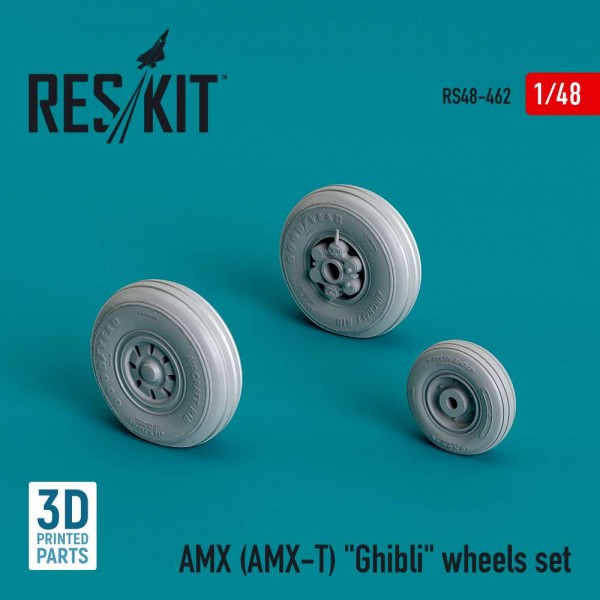 RS48-0462   AMX (AMX-T) "Ghibli" wheels set (3D Printed) (1/48) (thumb83725)