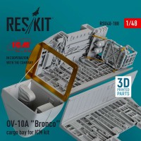 RSU48-0188   OV-10A «Bronco» cargo bay for ICM kit (3D Printed) (1/48) (attach1 83775)