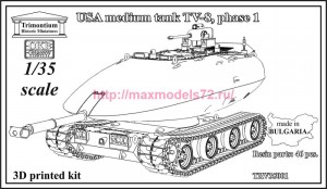 OKBTRV35001   USA medium tank TV-8, phase 1 (thumb90858)