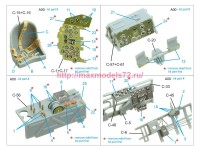 QD32240   3D Декаль интерьера кабины Mitsubishi J2M3 Raiden (Zoukei Mura) (attach3 86222)