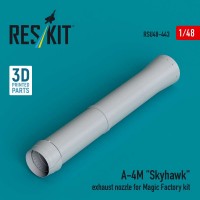 RSU48-0443   A-4M "Skyhawk" exhaust nozzle for Magic Factory kit (3D Printed) (1/48) (thumb84944)