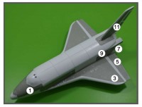 AMA144167   Маска окрасочная Буран для выкраски черных элементов и шасси  1/144 (attach1 85497)