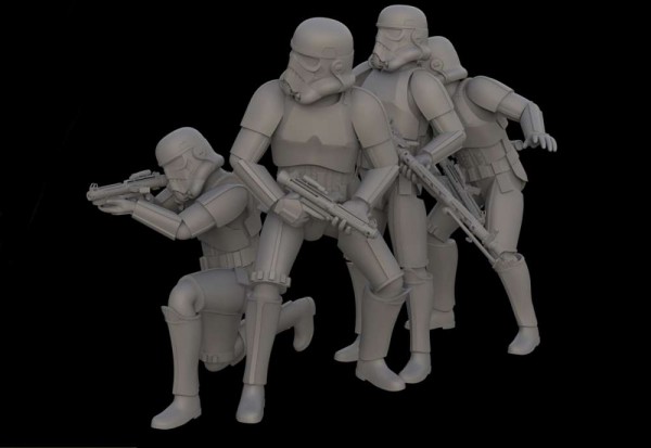 AMA35937   Имперские штурмовики 4 шт    1/35   ,   AMA35937 Imperial attack 4 pcs. 1/35 (thumb87940)