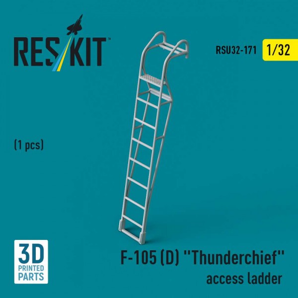 RSU32-0171   F-105D "Thunderchief" access ladder (1 pcs) (3D Printed) (1/32) (thumb84850)