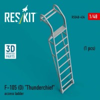 RSU48-0434   F-105D «Thunderchief» access ladder (1 pcs) (3D Printed) (1/48) (attach1 84934)