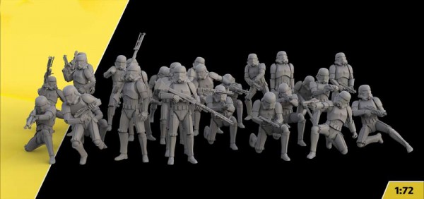 AMA72671   Имперские штурмовики 26 шт     1/72   ,   AMA72671 Imperial attack  26 pcs. 1/72 (thumb87960)