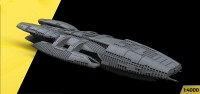 AMA400002   Звёздный крейсер «Галактика»   1/4000   ,   AMA400002 Battlestar Galactica 1/4000 (attach4 88014)