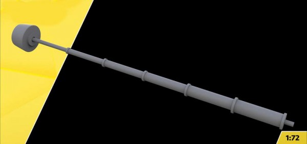 AMA72459   Штанга антенны поднятая С-500    1/72   ,   AMA72459 Antenna boom raised S-500 1/72 (thumb87911)
