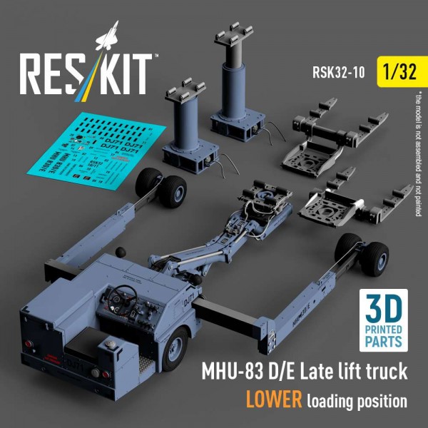 RSK32-0010   MHU-83 D/E Late lift truck LOWER loading position (3D Printed model kit) (1/32) (thumb88712)