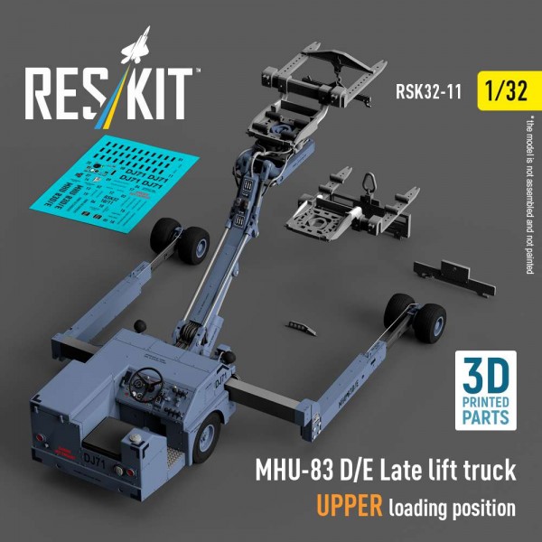 RSK32-0011   MHU-83 D/E Late lift truck UPPER loading position (3D Printed model kit) (1/32) (thumb88717)