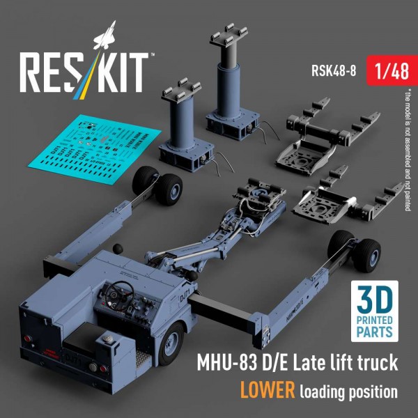 RSK48-0008   MHU-83 D/E Late lift truck LOWER loading position (3D Printed model kit) (1/48) (thumb88165)