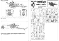 ACE72595   Cannone da105/28 with carrello elastico trailer (attach3 89099)