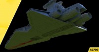 AMA2714   Звёздный разрушитель Венатор   AMA2714 Star Destroyer Venator, 1/2700 (attach1 87143)