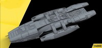 AMA400002   Звёздный крейсер «Галактика»   1/4000   ,   AMA400002 Battlestar Galactica 1/4000 (attach3 88014)