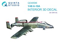 QD48586   3D Декаль интерьера кабины A-10A Warthog (GWH) (thumb89469)