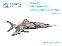 QD48605   3D Декаль интерьера кабины Jaguar Gr.1 (Airfix) (thumb89552)