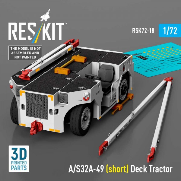 RSK72-0018   A/S32A-49 (short) Deck Tractor (3D Printed model kit) (1/72) (thumb88476)