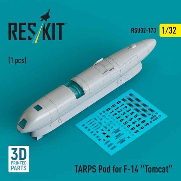RSU32-0173   TARPS pod for F-14 "Tomcat" (1 pcs) (3D printed) (1/32) (thumb88848)