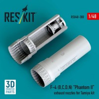 RSU48-0300   F-4 (B, C, D, N) "Phantom II" exhaust nozzles for Tamiya kit (3D printed) (1/48) (thumb88326)