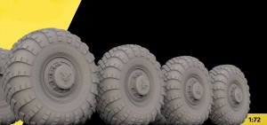AMA72443   Миниатюра Колеса под нагрузкой для КЗКТ     1/72   ,   AMA72443 On Load Wheel Thumbnail for KZKT 1/72 (attach2 87996)