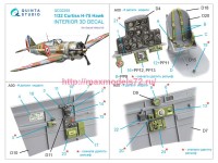 QD32255   3D Декаль интерьера кабины Curtiss H-75 Hawk (Special Hobby) (attach3 89605)