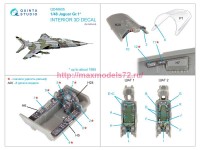 QD48605   3D Декаль интерьера кабины Jaguar Gr.1 (Airfix) (attach3 89552)