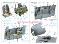 QD48610   3D Декаль интерьера кабины A6M5 Zero (производства Nakajima) (Eduard) (attach3 89562)