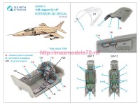 QD48613   3D Декаль интерьера кабины Jaguar Gr.1A (Airfix) (attach3 89572)