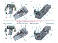 QD72192   3D Декаль интерьера кабины F-35C Lighting II (Italeri) (attach3 89267)