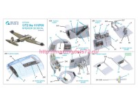 QD72204   3D Декаль интерьера кабины He 111 P/H (Airfix) (attach3 89297)