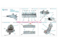 QD72205   3D Декаль интерьера кабины МиГ-31М (Trumpeter) (attach3 89302)