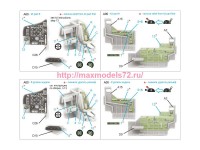 QD72211   3D Декаль интерьера кабины Bristol Blenheim Mk.IV (Airfix) (attach3 89312)