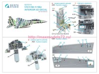 QD72215   3D Декаль интерьера кабины F-15D/F-15DJ Eagle (Fine Molds) (attach3 89327)