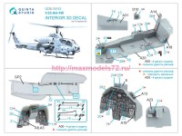 QDS-35153   3D Декаль интерьера кабины AH-1W (Trumpeter) (Малая версия) (attach3 89705)