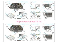 QDS-48583   3D Декаль интерьера кабины Westland Lysander Mk.III (Airfix) (малая версия) (attach3 89464)